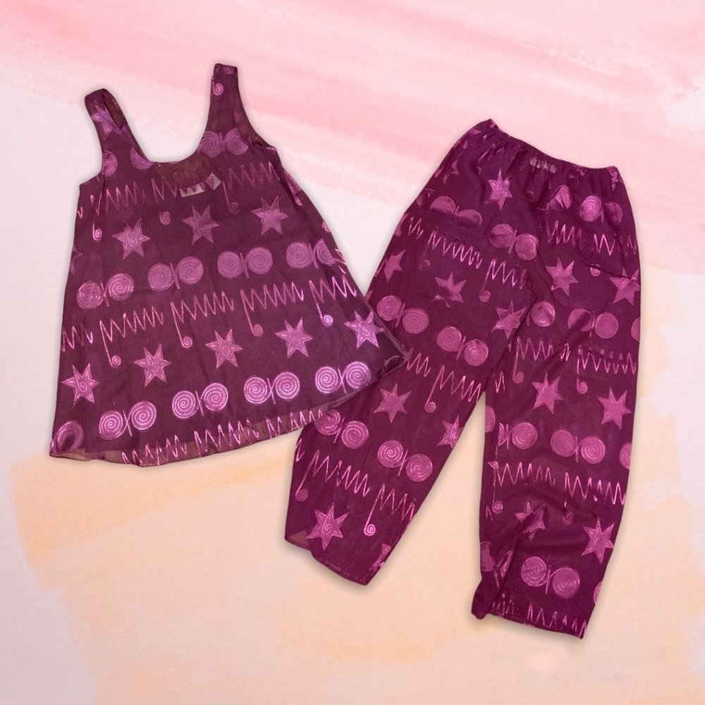 Vintage Lingerie Lounge Set by Victoria Secret